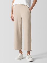 Lightweight Organic Cotton French Terry&nbsp;Straight Pant