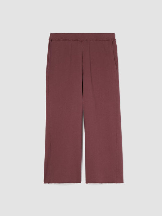 Lightweight Organic Cotton Terry Straight Pant