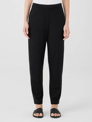 Stretch Jersey Knit Slouchy Pant