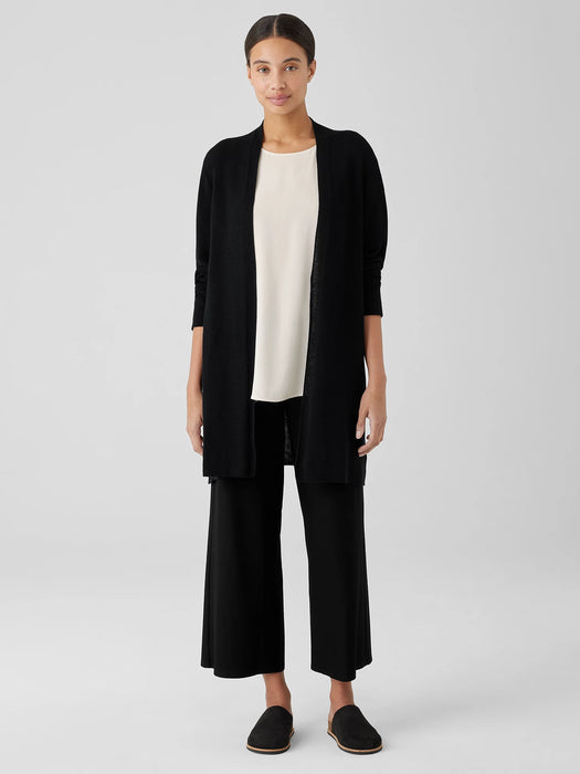 Peruvian Organic Cotton Crepe Cardigan