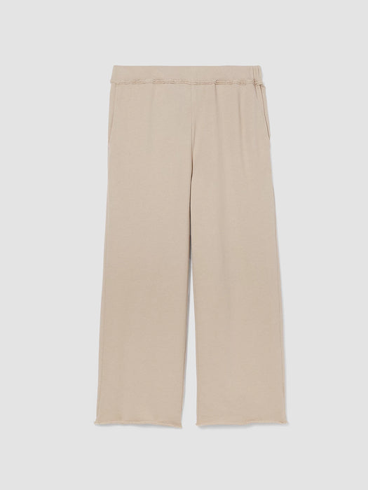 Lightweight Organic Cotton French Terry&nbsp;Straight Pant