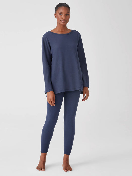 Cozy Brushed Terry Hug High-Waisted Sleep Leggings