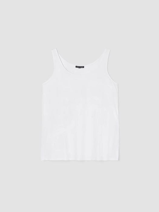 Stretch Jersey Knit Scoop Neck Tank