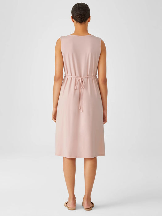 Fine Jersey Sleeveless Tie Dress