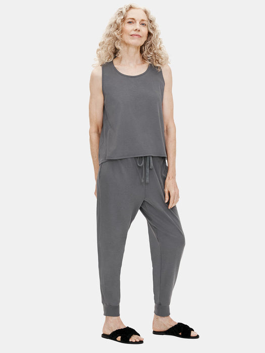 Organic Cotton Interlock U-Neck Sleep Tank