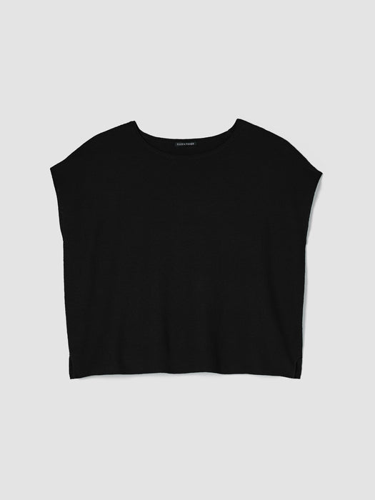 Organic Linen Cotton Square Top