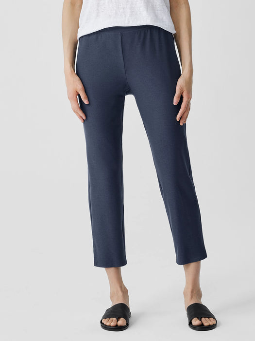 Washable Stretch Crepe Pant with Slits