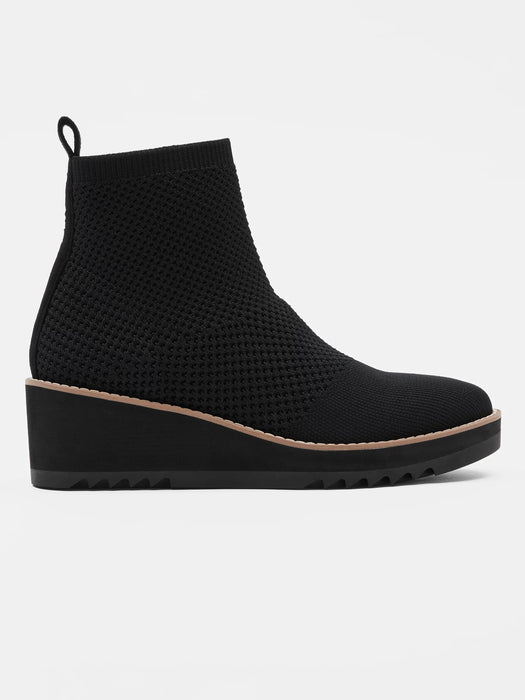 London Recycled Stretch Knit Bootie
