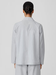 Washed Organic Cotton Poplin Blazer