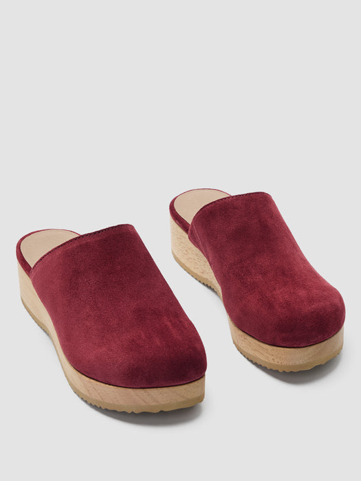 Suede Clog