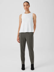 Washable Flex Ponte Round Neck Tank