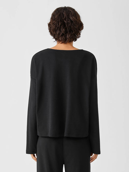 Cozy Organic Cotton Interlock Box-Top