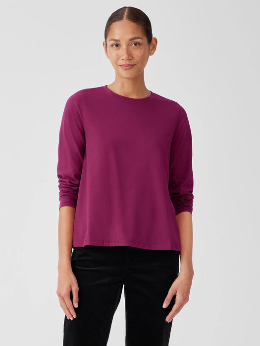 Organic Pima Cotton Jersey Long-Sleeve Tee
