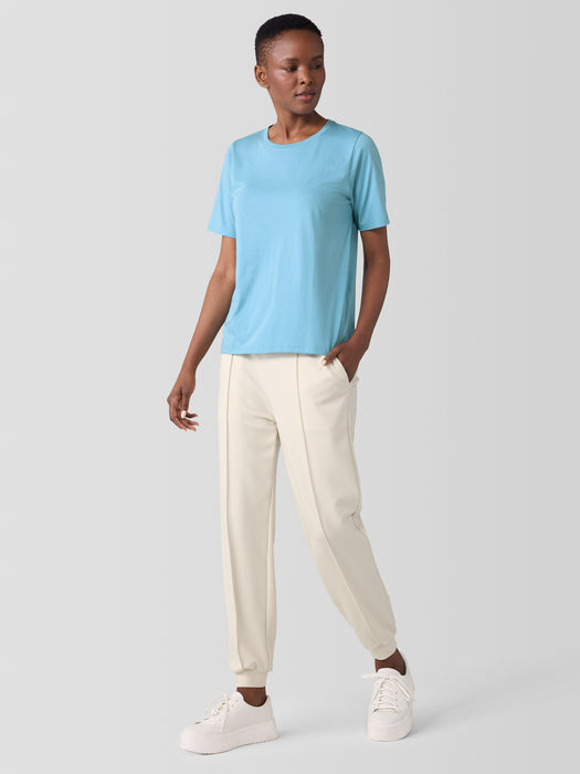 Organic Pima Cotton Jersey&nbsp;Round Neck Tee
