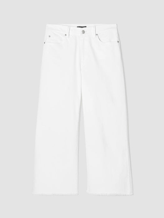 Organic Cotton Denim Wide-Leg Jean