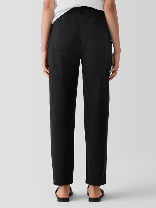 Garment-Dyed Utility&nbsp;Organic&nbsp;Cotton Tapered Pant