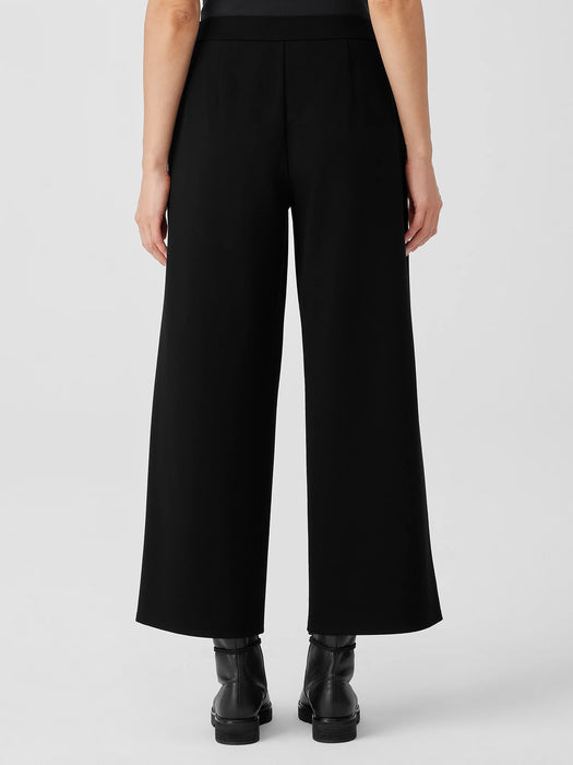 Washable Flex Ponte Wide-Leg Pant