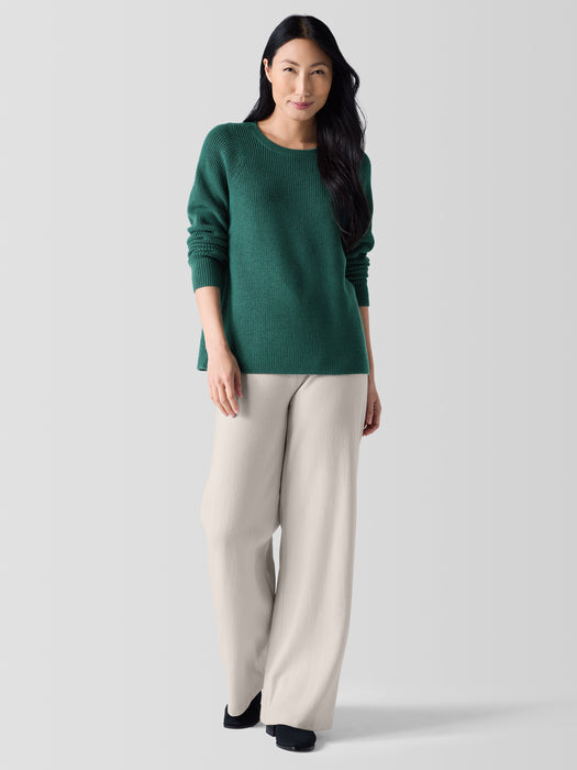 Merino Crew Neck Top in Regenerative Wool