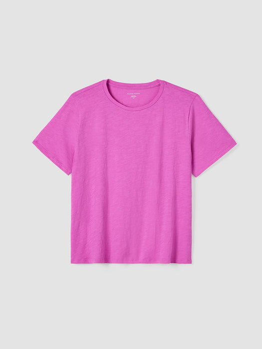 Organic Cotton Slubby Jersey Tee