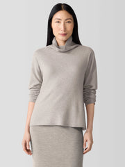 Italian Cashmere Turtleneck Top