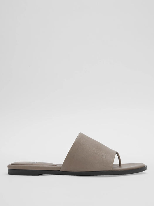 Edge Leather Slide Sandal