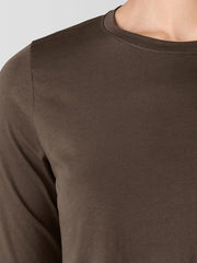 Organic Pima Cotton Jersey Long-Sleeve Tee