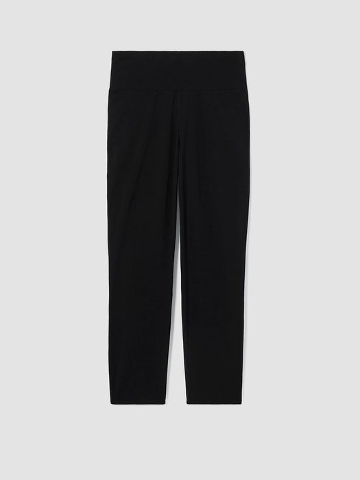 Traceable Cotton Jersey High-Waisted Pant