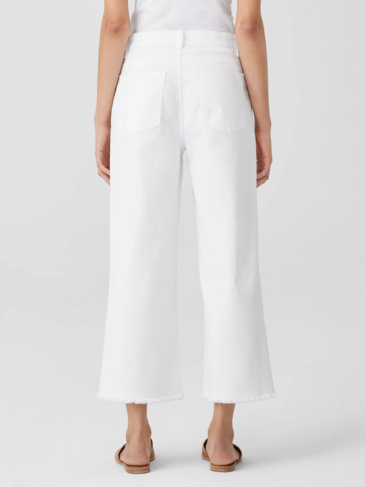 Organic Cotton Denim Wide-Leg Jean