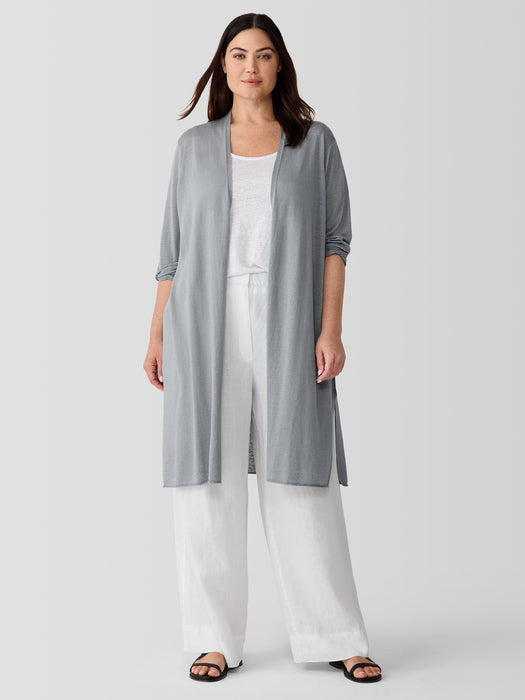 Organic Linen Cotton Long Cardigan