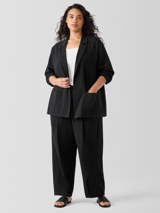 Organic Cotton Ripple Blazer