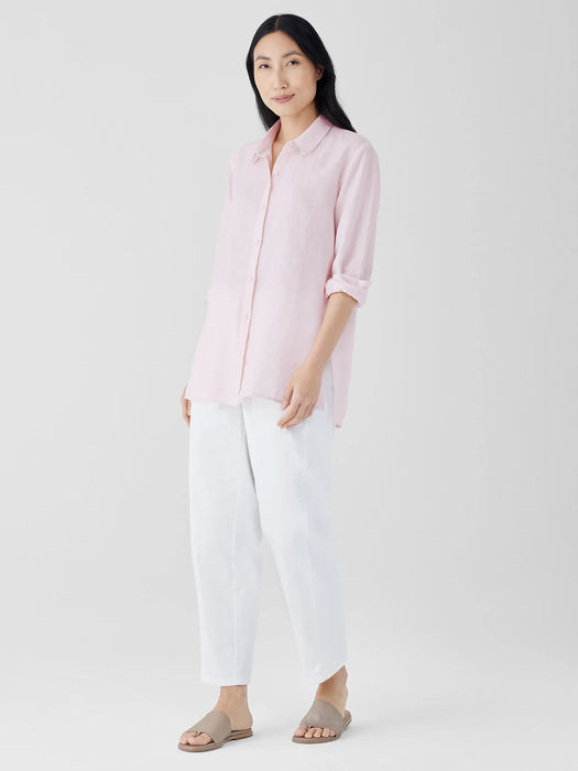 Organic Handkerchief Linen Classic Collar Shirt