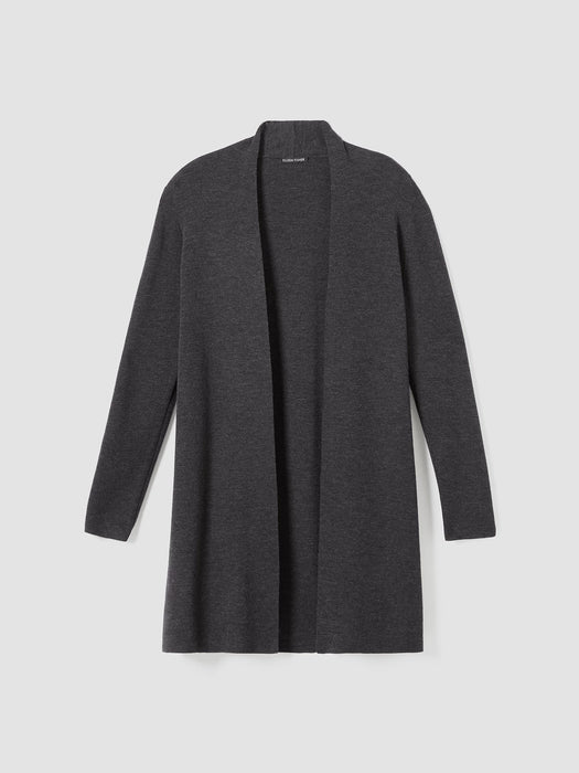 Fine Merino&nbsp;Cardigan in Regenerative Wool