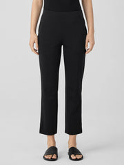 Cotton Blend Ponte Pant with Slits