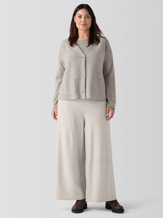 Lightweight Boiled Wool Vest in Regenerative Wool