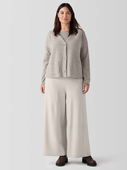 Lightweight Boiled Wool Vest in Regenerative Wool
