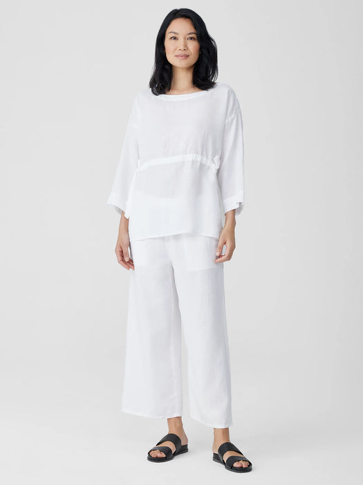Handkerchief Linen Drawstring&nbsp;Top