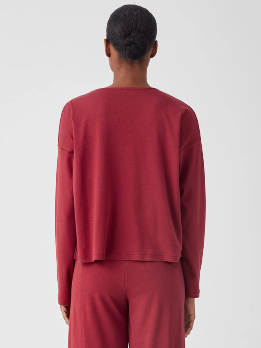 Cozy Organic Cotton Interlock Box-Top
