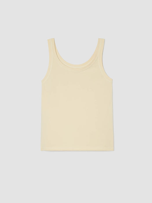 Traceable Cotton Jersey Scoop Neck Tank