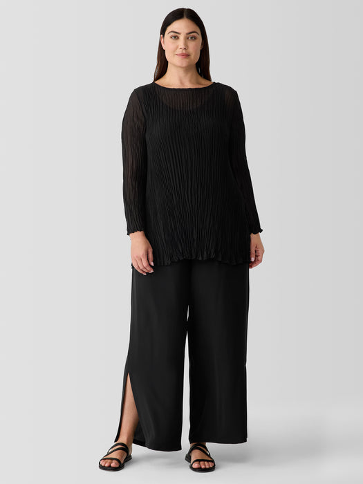 Silk Georgette Crepe Pant with Slits