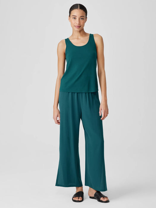 Stretch Silk Jersey&nbsp;Scoop Neck Tank