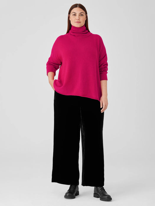 Cotton and Recycled Cashmere Turtleneck Box-Top