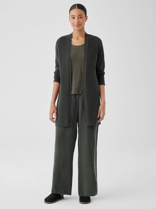 Peruvian Organic Cotton Crepe Cardigan