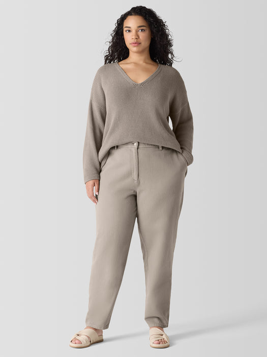 Garment-Dyed Utility&nbsp;Organic&nbsp;Cotton Tapered Pant