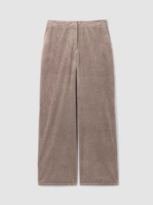 Organic Cotton Corduroy Wide-Leg Pant