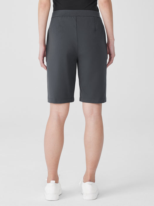 Pima Cotton Stretch Jersey Walking Shorts
