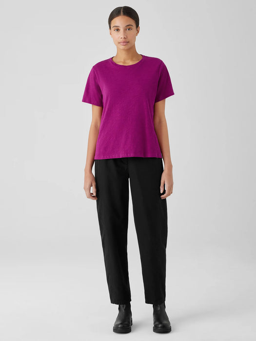 Organic Cotton Slubby Jersey Tee