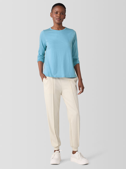 Organic Pima Cotton Jersey Long-Sleeve Tee