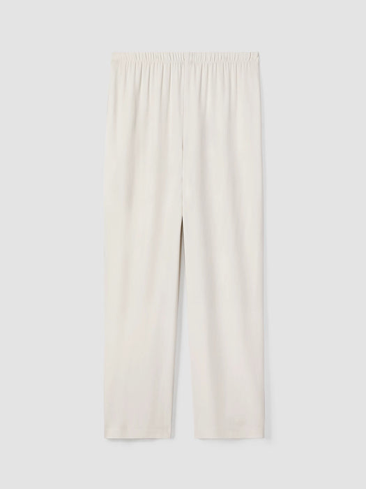 Silk Georgette Crepe Straight Pant
