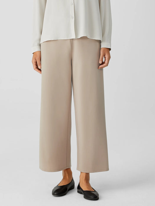 Washable Flex Ponte Wide-Leg Pant