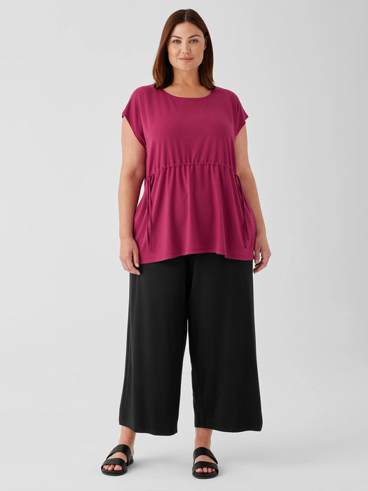 Fine Jersey Wide-Leg Pant